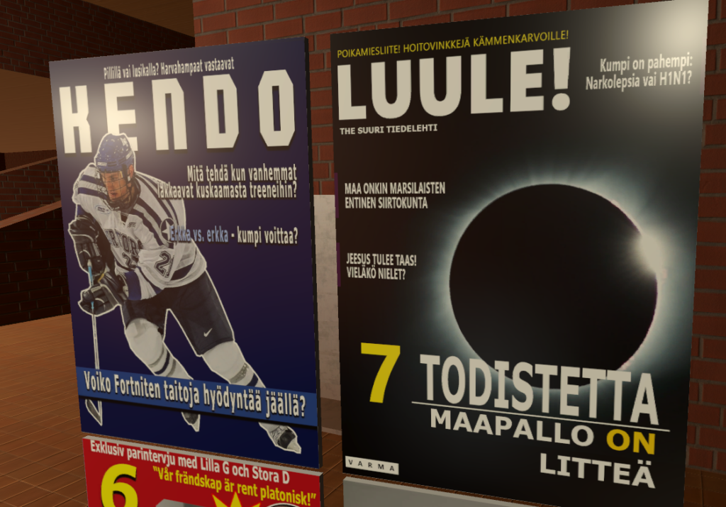 Sotilaskodin lehdet: Kendo, Luule, Nousee, 6 Nyheter, Sivari, Vehkeiden Salat